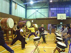 太鼓集団天邪鬼の出張指導